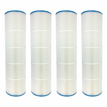 ZORO APPROVED SUPPLIER Pentair Clean and Clear Plus 4 Replacement Pool Filter 4 Pack Compatible PCC105/C-7471/FC-1977 WP.PNC1977-4P